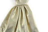Vintage 1:12 Miniature Dollhouse Gold & Black Strapless Dress