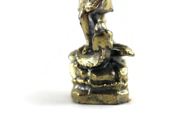 Vintage 1:12 Miniature Dollhouse Gold Brass Angel Statue with Sword ...
