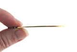 Vintage 1:12 Miniature Dollhouse Gold Metal Cutlass Sword Wall Hanging