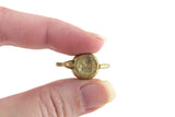 Vintage 1:12 Miniature Dollhouse Gold Teapot
