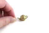 Vintage 1:12 Miniature Dollhouse Gold Teapot