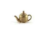 Vintage 1:12 Miniature Dollhouse Gold Teapot