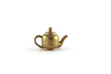 Vintage 1:12 Miniature Dollhouse Gold Teapot