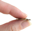 Vintage 1:12 Miniature Dollhouse Gold Metal Shield & Battle Axe Hanging