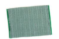 Vintage 1:12 Miniature Green & Beige Striped Dollhouse Rug