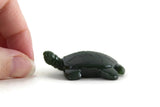 Vintage Small Jade Green Nephrite Turtle Figurine