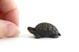 Vintage Small Green Mini Northern Diamondback Turtle Figurine by Land & Sea Collectibles