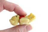 Vintage 1:12 Miniature Dollhouse Light Yellow Poseable Teddy Bear
