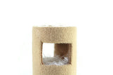 Miniature Dollhouse 1:12 Beige & White Cat Tower Scratcher