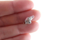 Vintage Miniature Dollhouse Gray Mouse Figurine