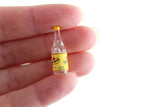 Vintage 1:12 Miniature Dollhouse Liter Bottle of Schweppe's Tonic Water