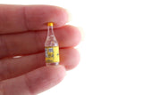 Vintage 1:12 Miniature Dollhouse Liter Bottle of Schweppe's Tonic Water