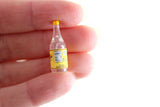 Vintage 1:12 Miniature Dollhouse Liter Bottle of Schweppe's Tonic Water