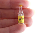 Vintage 1:12 Miniature Dollhouse Liter Bottle of Schweppe's Tonic Water