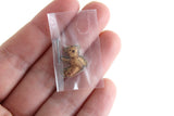 New Vintage Miniature Dollhouse Tiny Brown Plush Fabric Teddy Bear