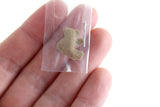 New Vintage Miniature Dollhouse Tiny Brown Plush Fabric Teddy Bear