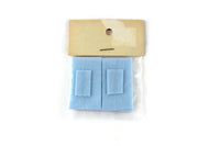 New Vintage 1:12 Miniature Dollhouse 4 Piece Blue Bath Towel & Hand Towel Set