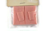 New Vintage 1:12 Miniature Dollhouse 4 Piece Peach Bath Towel & Hand Towel Set