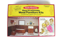 New Vintage 1:12 Miniature Dollhouse Realife Miniatures DIY Heritage Series Bath Furniture Kit