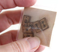 New Vintage 1:12 Miniature Dollhouse Set of 6 Wooden Light Switches & Wall Outlet Switch Plates