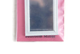 New Vintage 1:12 Miniature Dollhouse White Wall Mirror by Jacqueline's