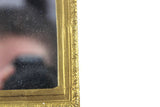 Vintage 1:12 Miniature Dollhouse Large Ornate Gold Frame Wall Mirror