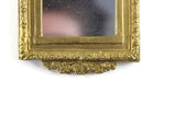 Vintage 1:12 Miniature Dollhouse Large Ornate Gold Frame Wall Mirror