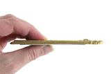 Vintage 1:12 Miniature Dollhouse Large Ornate Gold Frame Wall Mirror