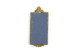 Vintage 1:12 Miniature Dollhouse Ornate Gold Frame Wall Mirror