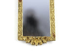 Vintage 1:12 Miniature Dollhouse Ornate Gold Frame Wall Mirror