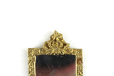 Vintage 1:12 Miniature Dollhouse Ornate Gold Frame Wall Mirror