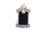 Vintage 1:12 Miniature Dollhouse Ornate Gold Frame Wall Mirror