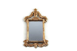 Vintage 1:12 Miniature Dollhouse Ornate Gold Frame Wall Mirror