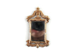 Vintage 1:12 Miniature Dollhouse Ornate Gold Frame Wall Mirror