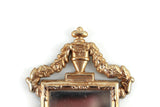 Vintage 1:12 Miniature Dollhouse Ornate Gold Frame Wall Mirror