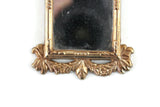 Vintage 1:12 Miniature Dollhouse Ornate Gold Frame Wall Mirror