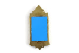 Vintage 1:12 Miniature Dollhouse Ornate Gold Frame Wall Mirror