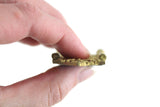 Vintage 1:12 Miniature Dollhouse Ornate Gold Frame Wall Mirror