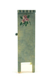 Vintage 1:12 Miniature Dollhouse Wooden Painted Topiary Cabinet, Cupboard, or Armoire