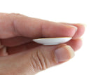 Vintage 1:6 Miniature Dollhouse White & Pink Rose Porcelain Plate