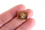 Vintage 1:48 Quarter Scale Miniature Dollhouse Wooden French Rooster Bonjour Art