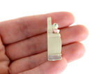 Vintage 1:48 Quarter Scale Miniature Dollhouse Dresser with Cat Figurine