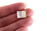Artisan-Made Vintage Small Scale Miniature Dollhouse Potted Houseplant & Greeting Card Set