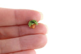 Artisan-Made Vintage Small Scale Miniature Dollhouse Potted Houseplant & Greeting Card Set