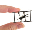 Vintage 1:48 Quarter Scale Miniature Dollhouse Black Metal Bouncy Horse