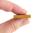 Artisan-Made Vintage 1:48 Quarter Scale Miniature Dollhouse Wooden Wall Shelf with Tapestry or Blanket