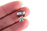 Artisan-Made Vintage 1:48 Quarter Scale Miniature Dollhouse Grapevine Welcome Wreath