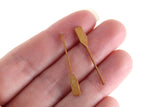Artisan-Made Vintage 1:48 Quarter Scale Miniature Dollhouse Wooden Oars or Paddles