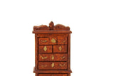 Vintage 1:48 Quarter Scale Miniature Dollhouse Wooden Highboy Dresser