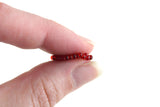 Vintage 1:12 Miniature Dollhouse Red Beaded Necklace